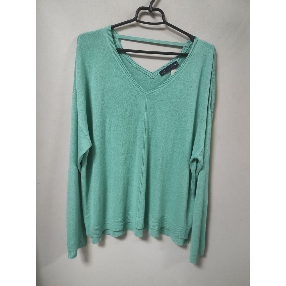 Sweater Women's Green EUC cutout back